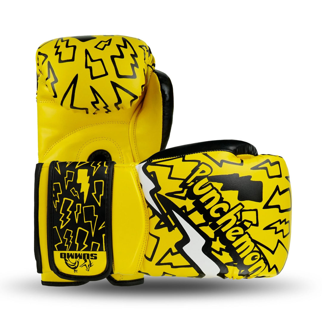 Punchemon Leather Boxing Gloves - Summo Sports