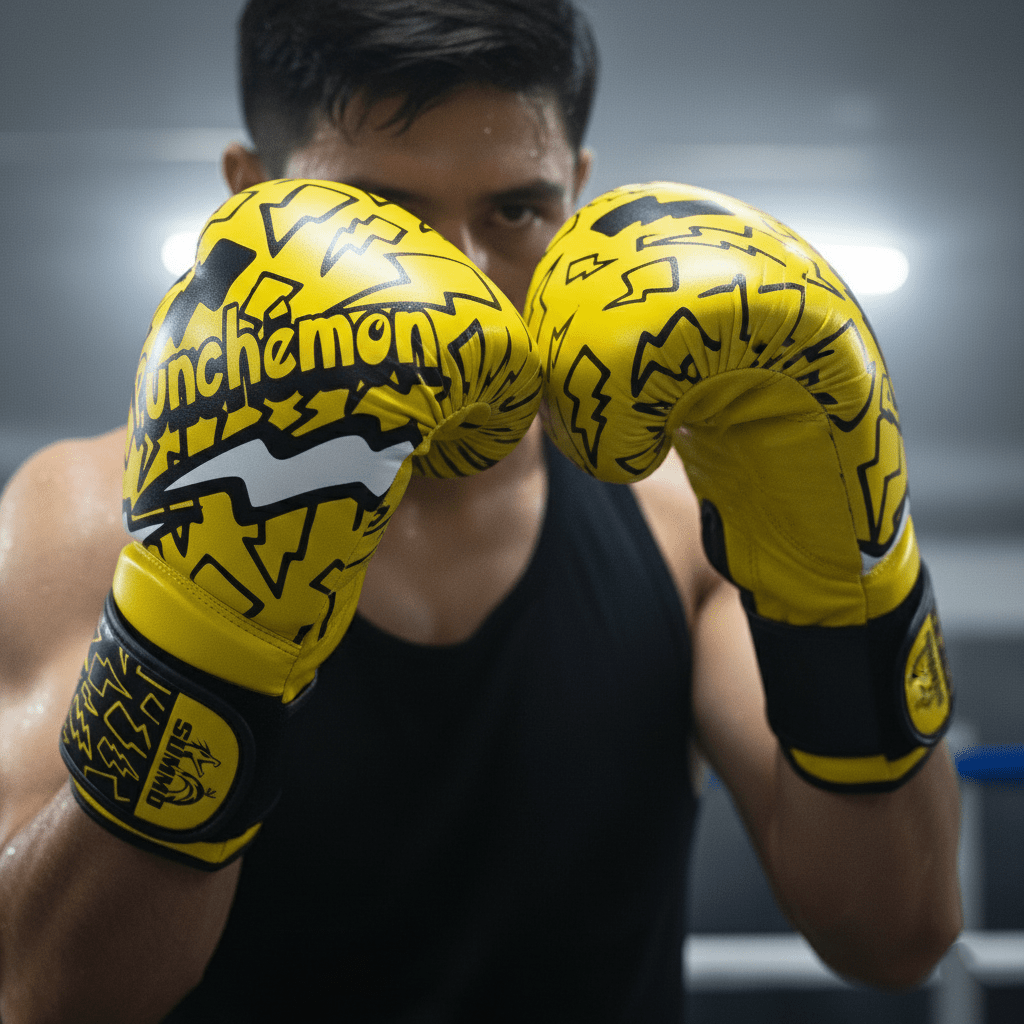 Punchemon PU Leather Boxing Gloves - Summo Sports