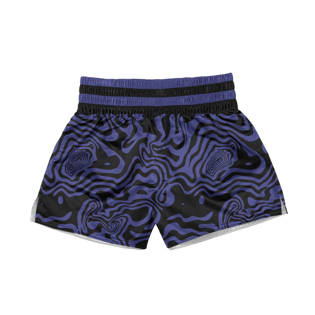 Purple Damascus Muay Thai Shorts - Summo Sports