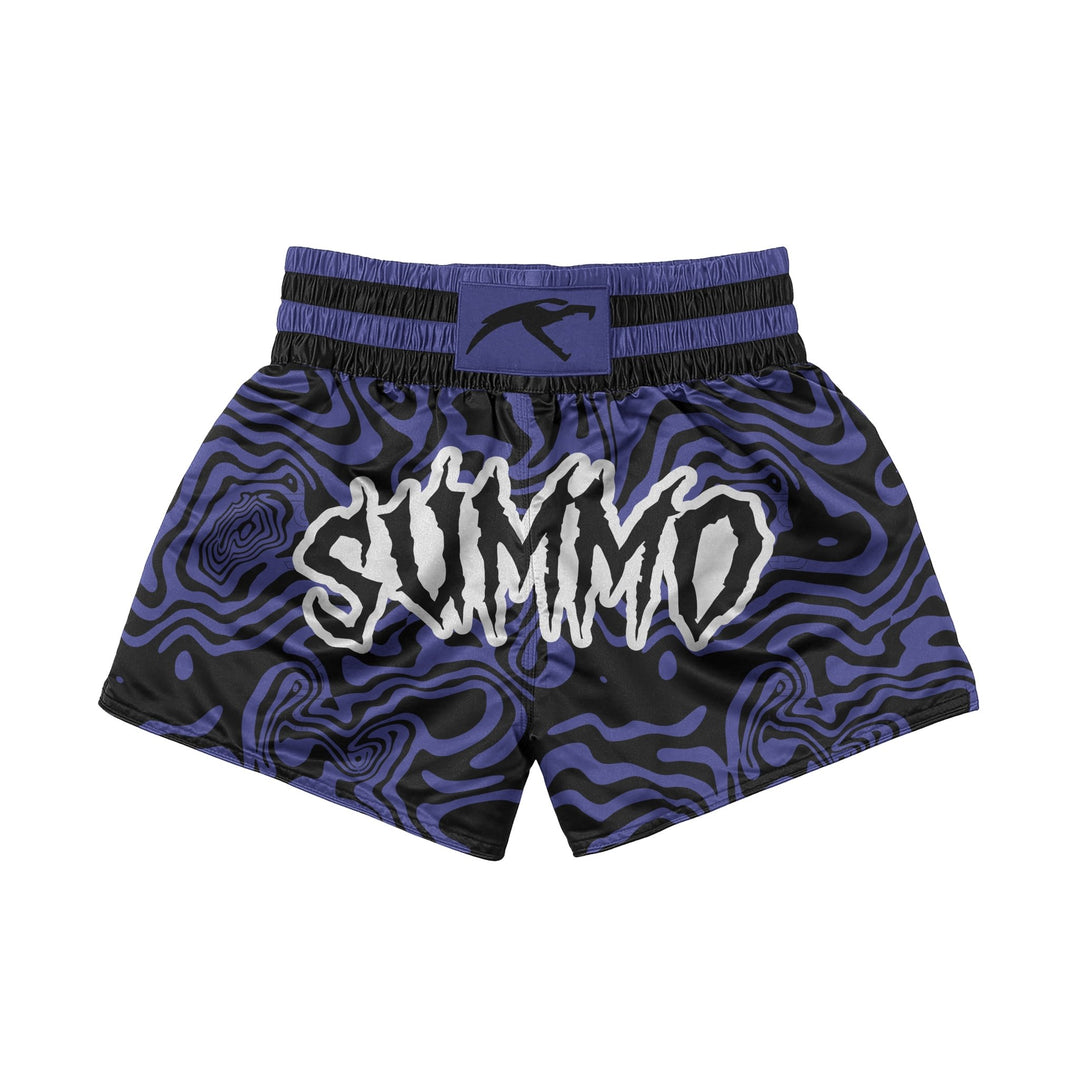 Purple Damascus Muay Thai Shorts - Summo Sports