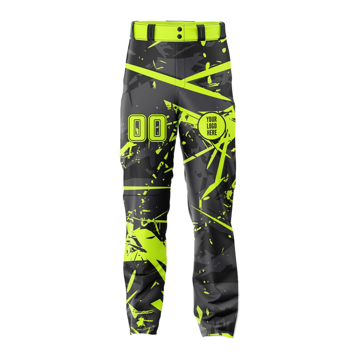 Radioactive Fracture Custom Baseball Pants - Summo Sports