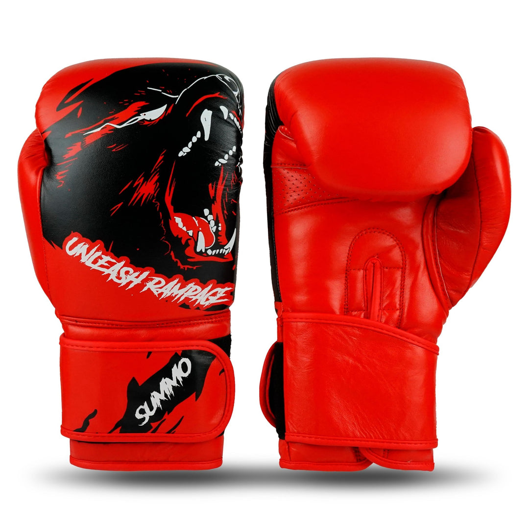 Ravage Leather Boxing Gloves - Summo Sports