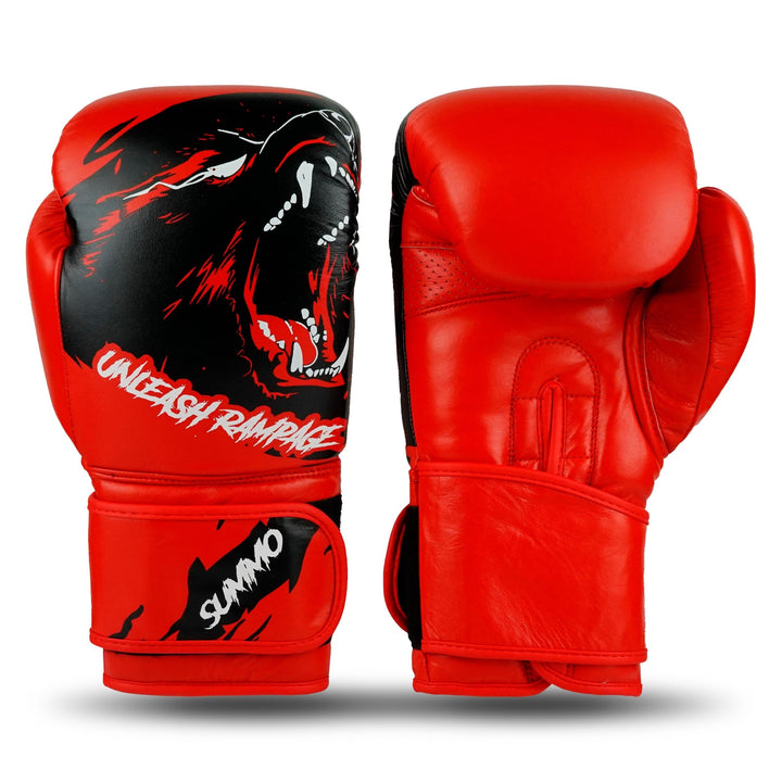 Ravage Leather Boxing Gloves - Summo Sports