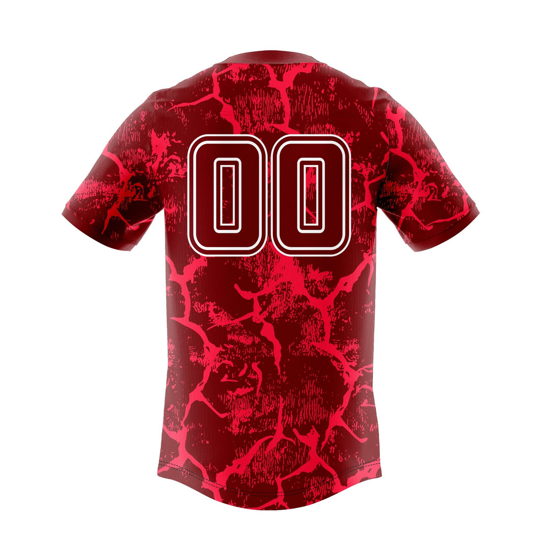 Red Fracture American Football Uniform - Summo Sports