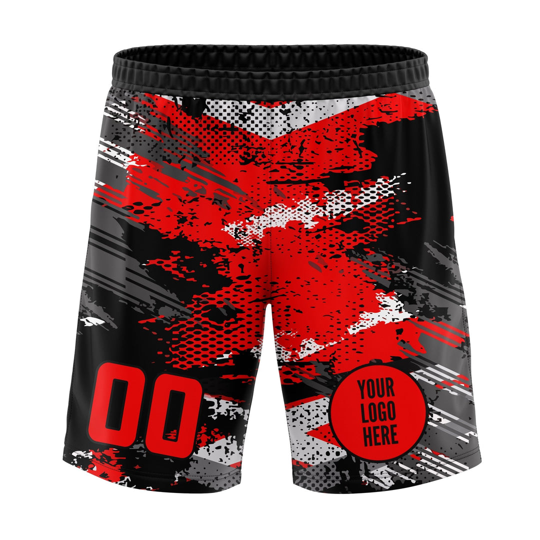 Red Hazard Custom Volleyball Shorts - Summo Sports