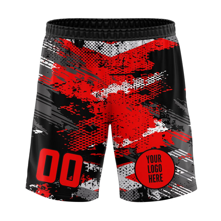 Red Hazard Custom Volleyball Shorts - Summo Sports