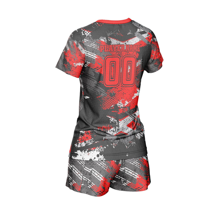 Red Hazard Custom Volleyball Uniform - Summo Sports