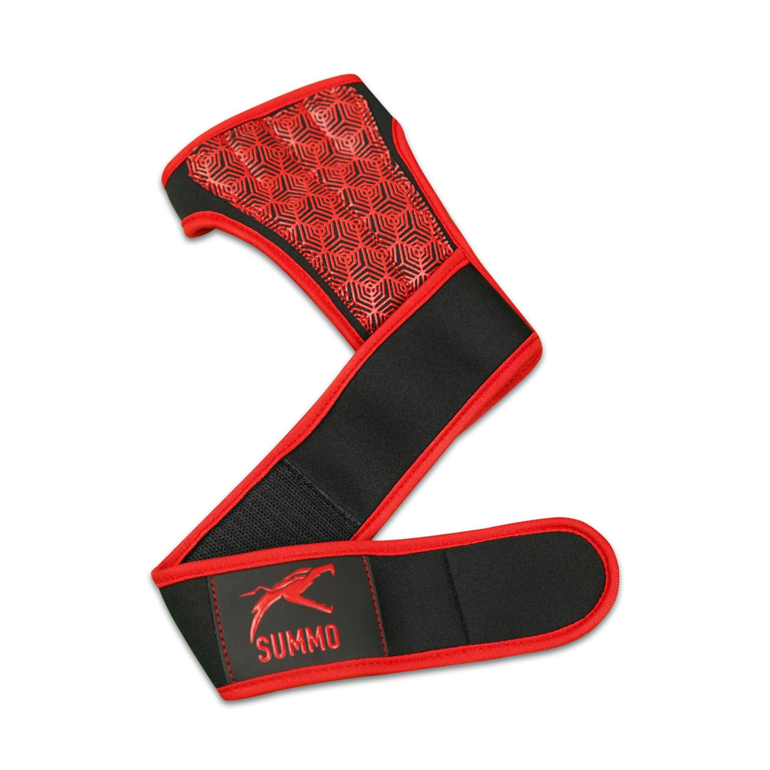 Red Hex - Traction Weightlifting Grips - Summo Sports