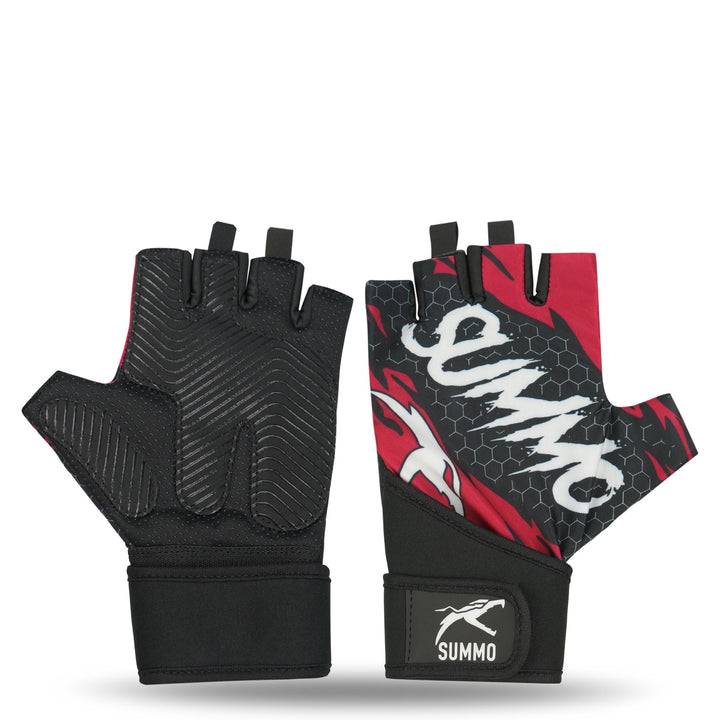 Red Hive Weightlifting Gym Gloves - Summo Sports