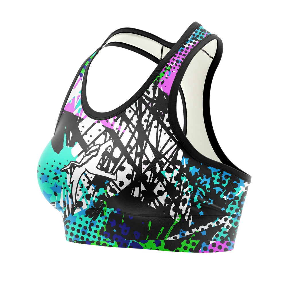 Retro Riot Women Sports Bra - Summo Sports