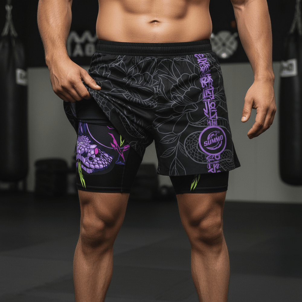 Roll Fang 2 In One Training Shorts - Summo Sports