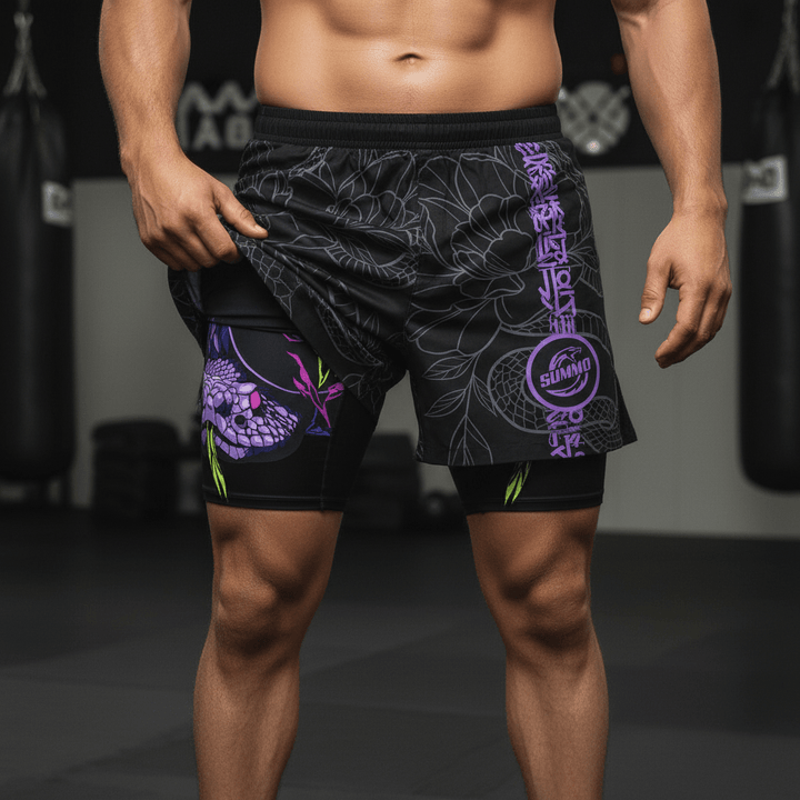 Roll Fang 2 In One Training Shorts - Summo Sports