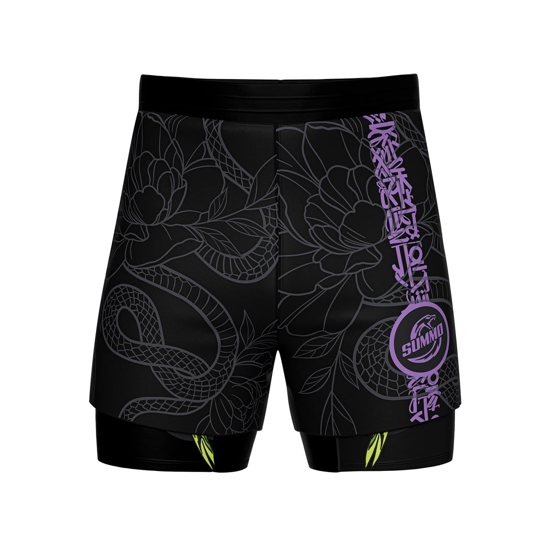 Roll Fang Shorts 2 In One Training Shorts - Summo Sports