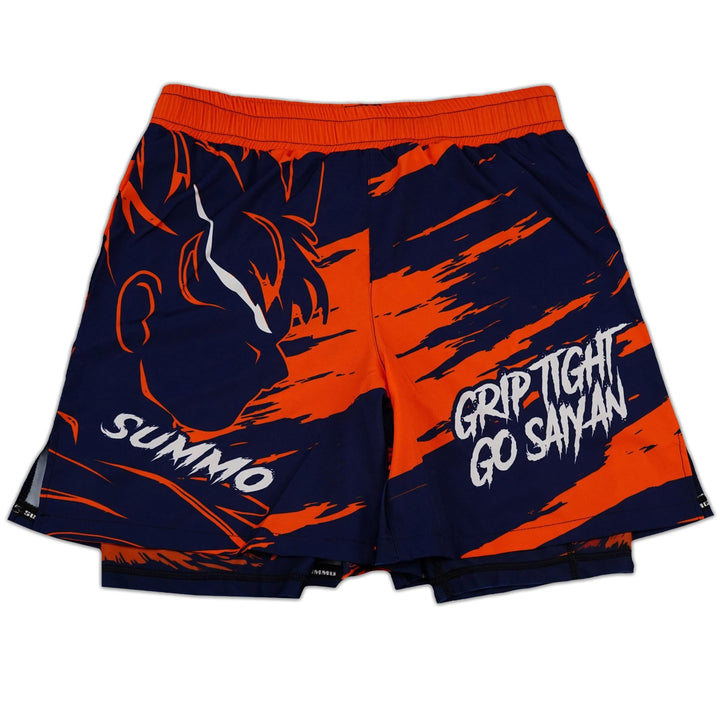Saiyan Grip 2 In One Training Shorts - Summo Sports