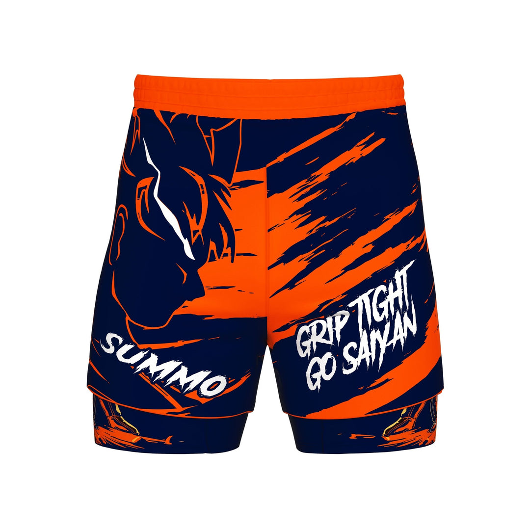 Saiyan Grip 2 In One Training Shorts - Summo Sports