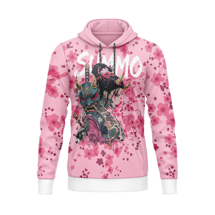 Sakura Oni Full - Print Hoodie For Men/Women - Summo Sports