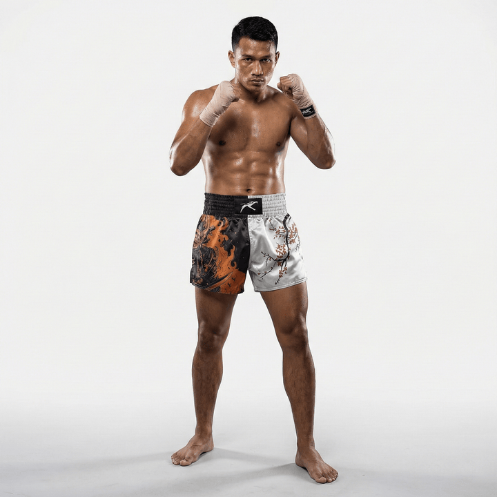 Sakura & Steel Muay Thai Shorts - Summo Sports