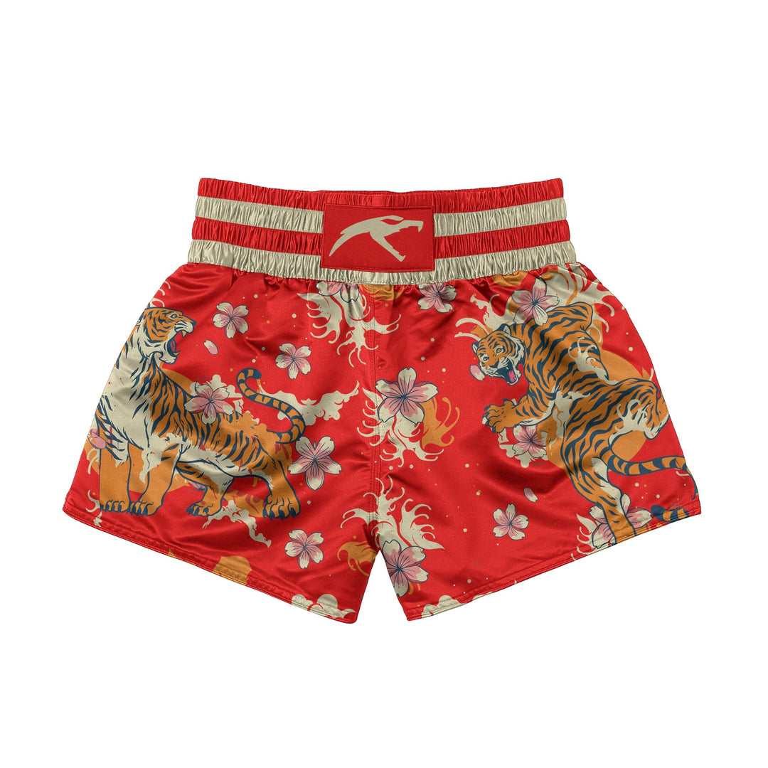 Sakura Tiger Muay Thai Shorts - Summo Sports