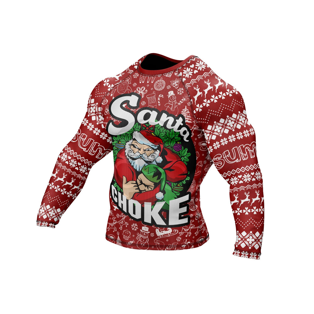 Santa Choke Premium Bjj Rash Guard For Men/Women - Summo Sports