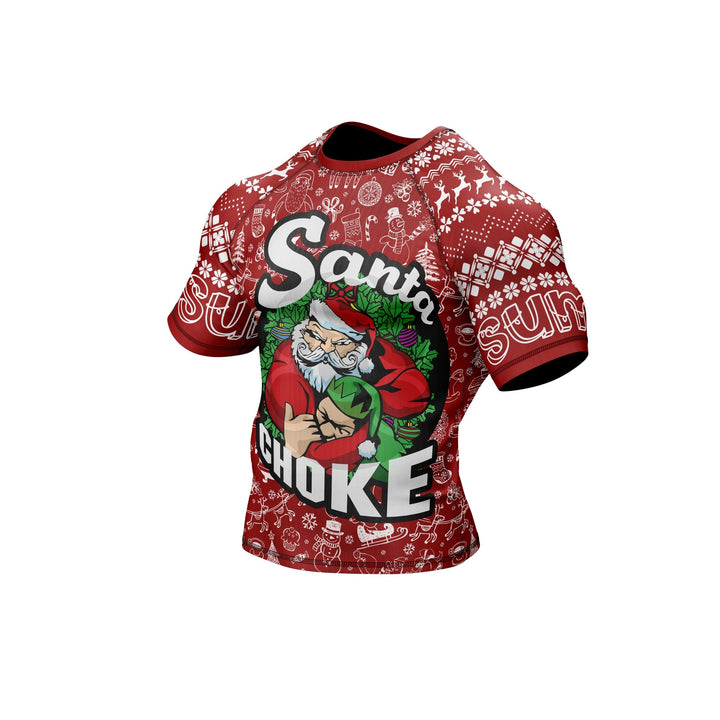 Santa Choke Premium Bjj Rash Guard For Men/Women - Summo Sports