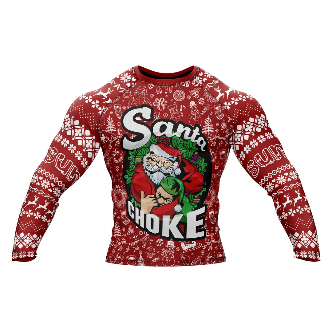 Santa Choke Premium Bjj Rash Guard For Men/Women - Summo Sports