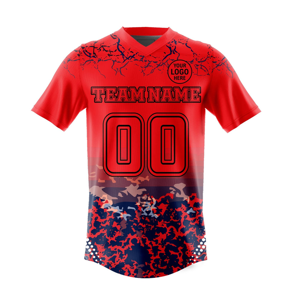Scarlet Dusk American Football Jersey - Summo Sports