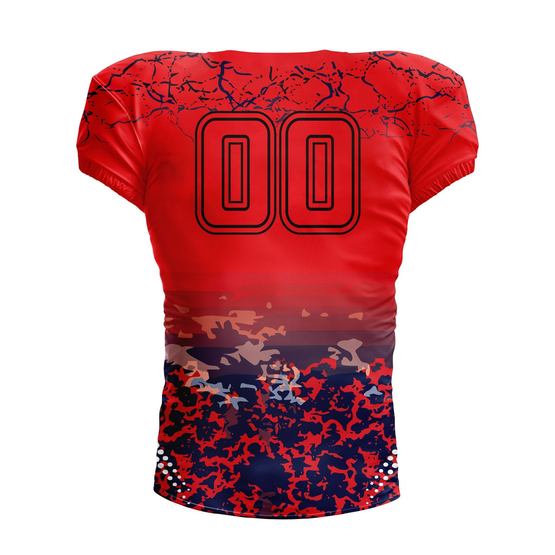 Scarlet Dusk American Football Jersey - Summo Sports