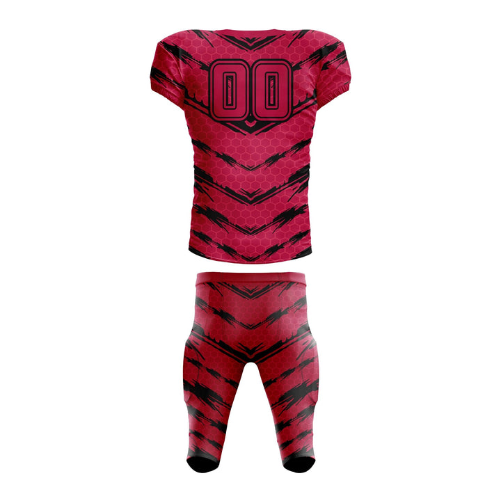 Scarlet Slash American Football Uniform - Summo Sports