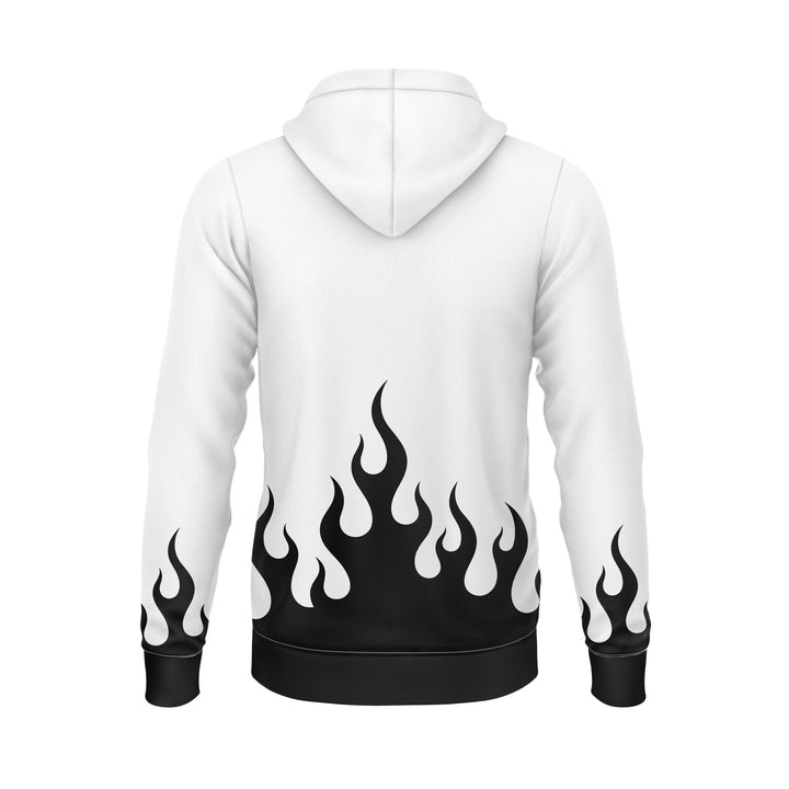 Shadow Flame Full - Print Zipper Hoodie For Men/Women - Summo Sports