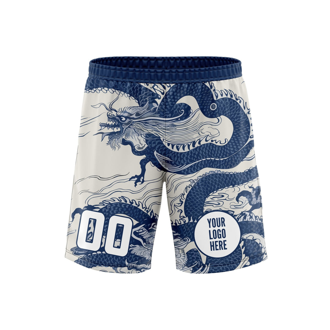Shogun Blue Custom Soccer Shorts - Summo Sports