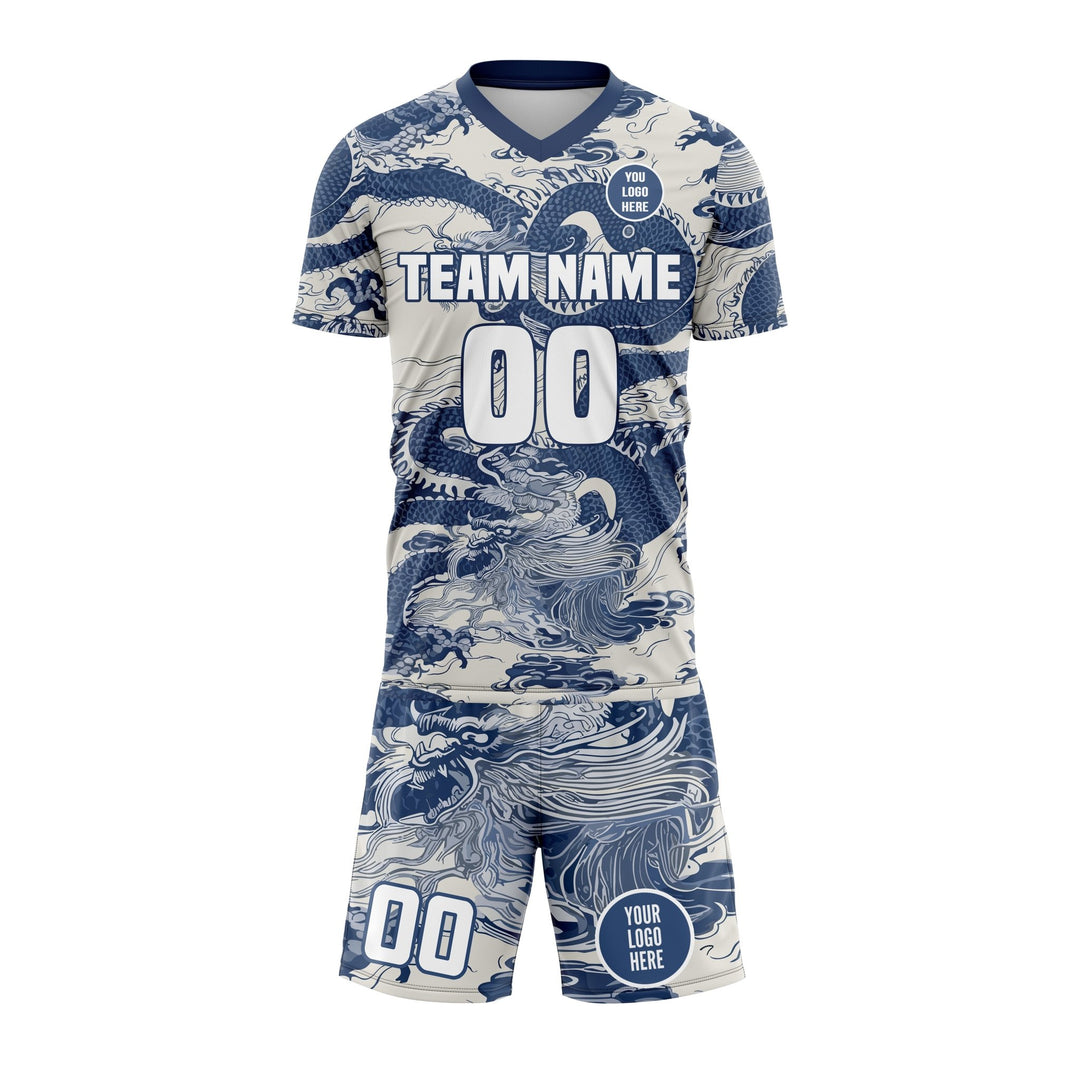 Shogun Blue Custom Soccer Uniform - Summo Sports