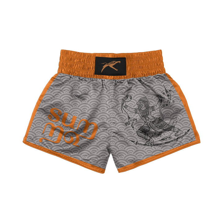 Silver Wave Muay Thai Shorts - Summo Sports
