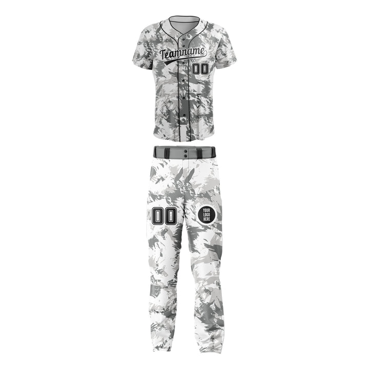 Slate Splatter Custom Baseball Uniform - Summo Sports