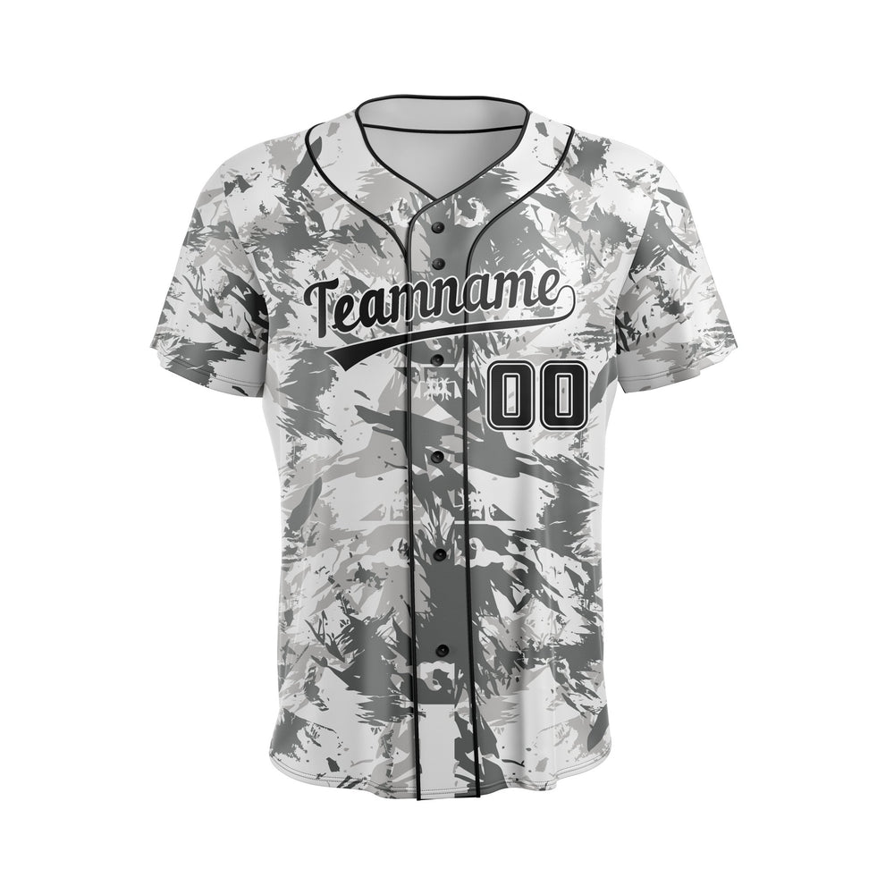 Slate Splatter Custom Baseball Uniform - Summo Sports