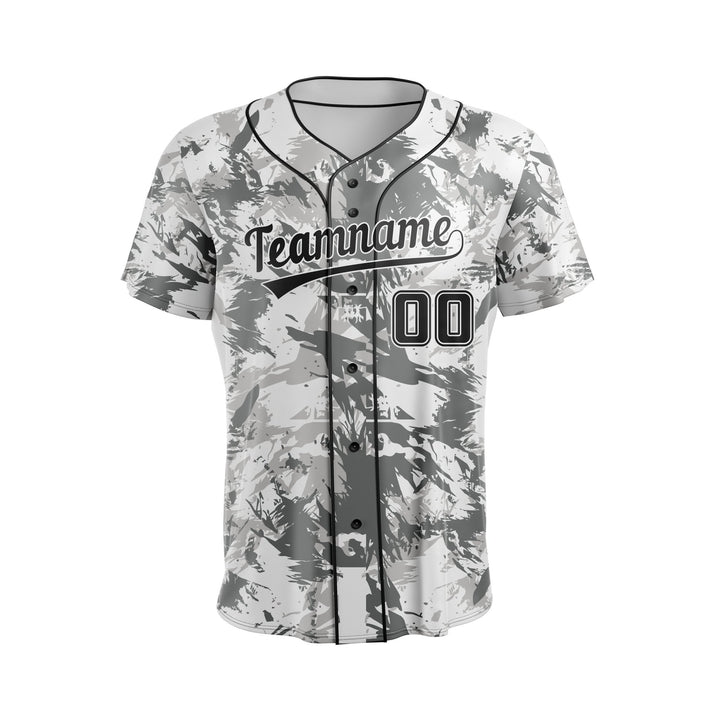Slate Splatter Custom Baseball Uniform - Summo Sports