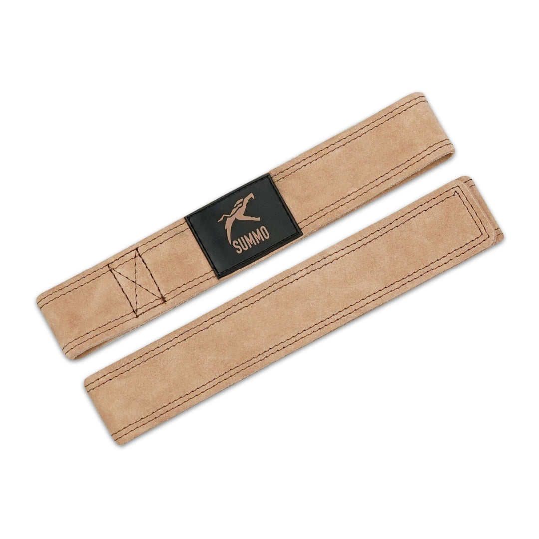 SuedeGrip Leather Weightlifting Wrist Straps - Summo Sports