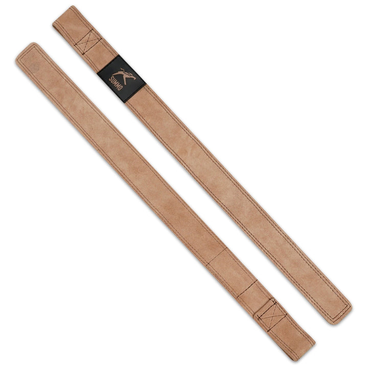 SuedeGrip Leather Weightlifting Wrist Straps - Summo Sports
