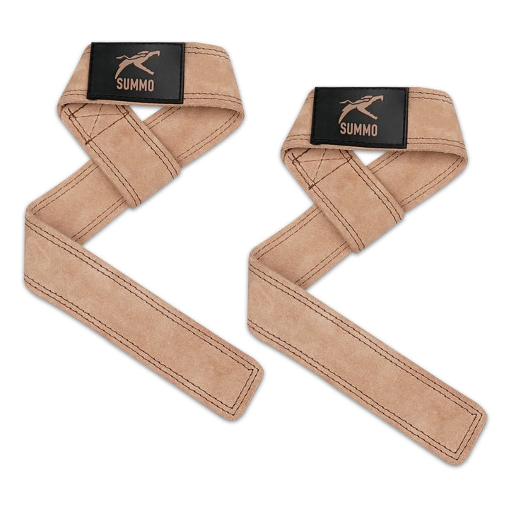 SuedeGrip Leather Weightlifting Wrist Straps - Summo Sports