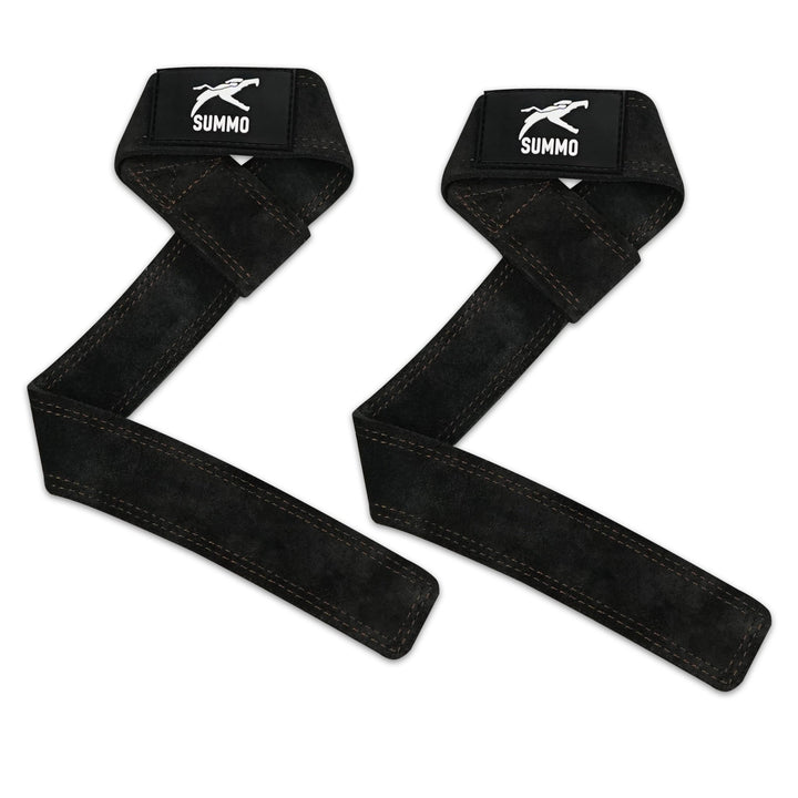 SuedeGrip Leather Weightlifting Wrist Straps - Summo Sports