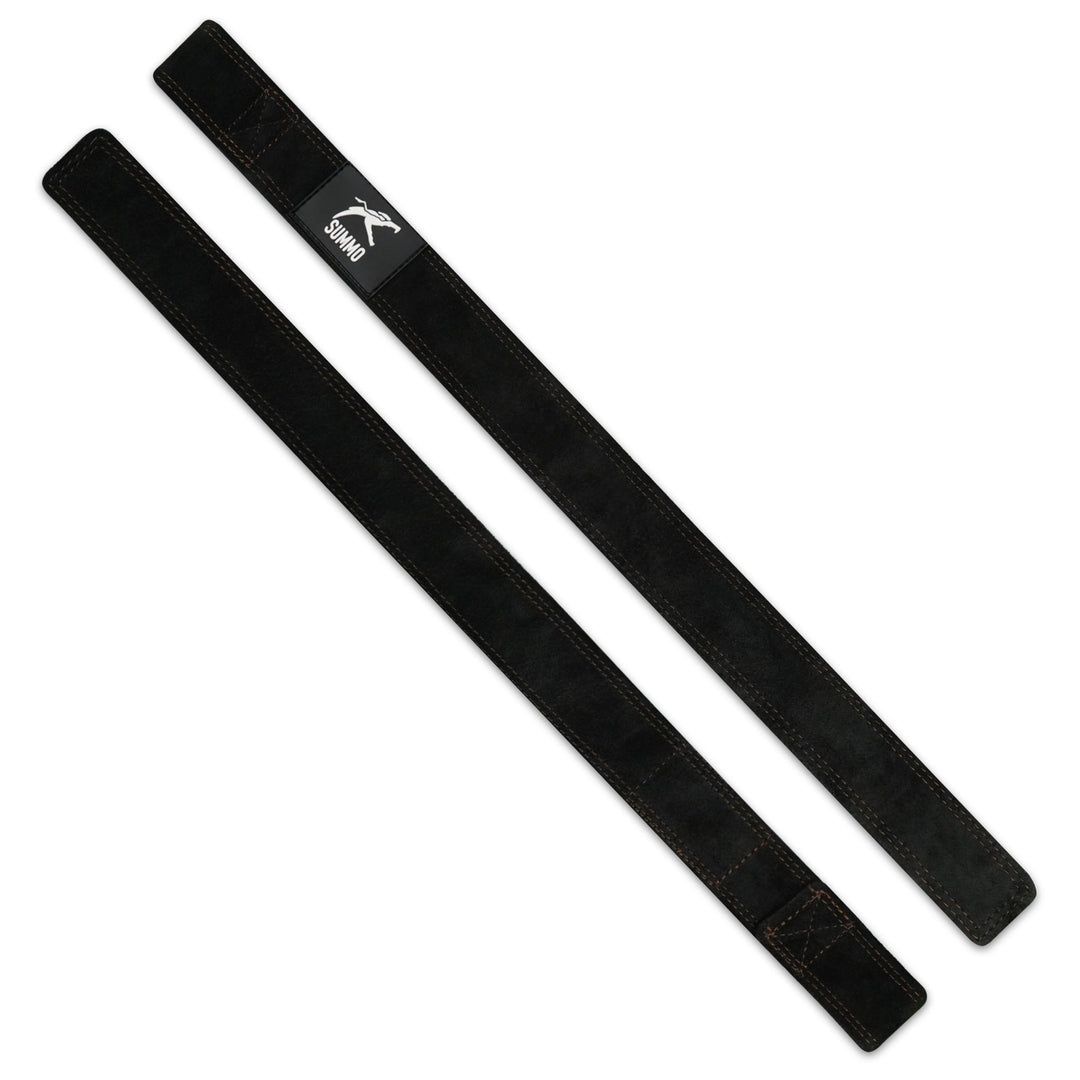 SuedeGrip Leather Weightlifting Wrist Straps - Summo Sports