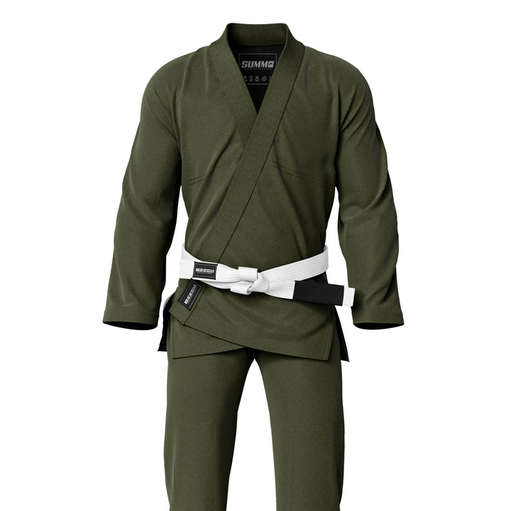 Summo Basic Military Green Brazilian Jiu Jitsu GI (BJJ GI) - Summo Sports