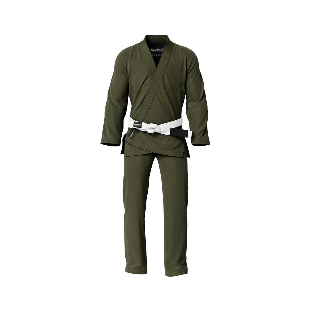 Summo Basic Military Green Brazilian Jiu Jitsu GI (BJJ GI) - Summo Sports