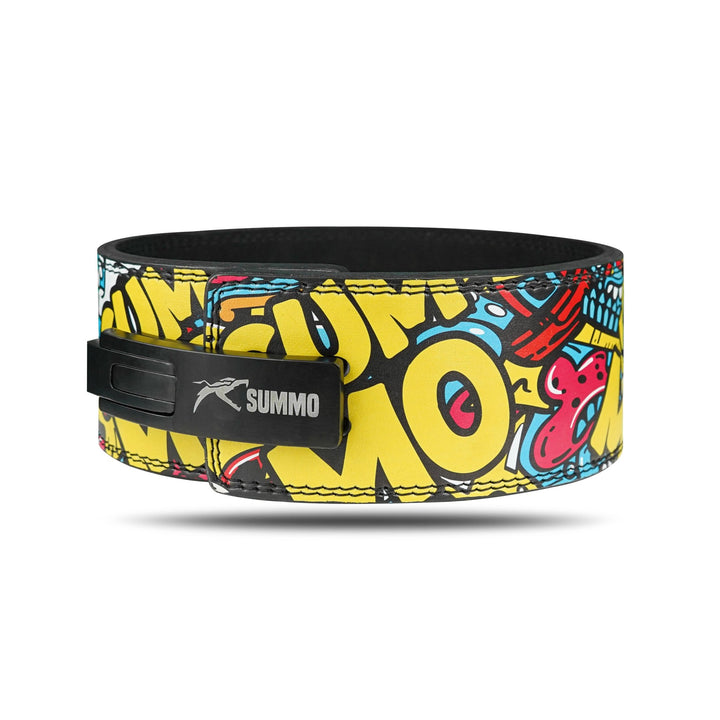 Summo Graffiti Leather Weight Lifting Belt - Summo Sports