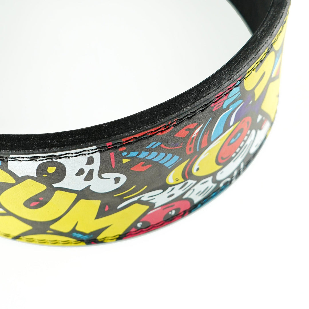 Summo Graffiti Leather Weight Lifting Belt - Summo Sports