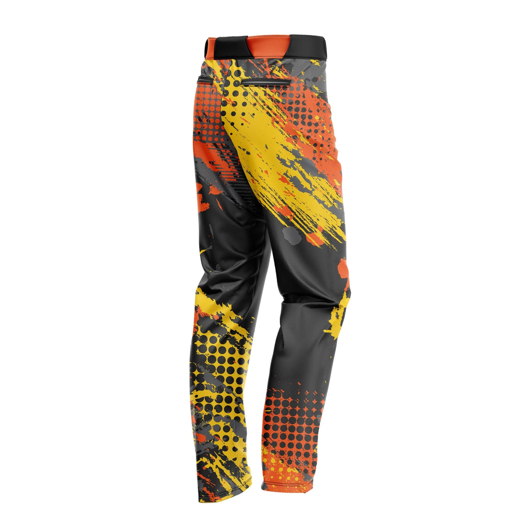 Sunset Shrapnel Custom Baseball Pants - Summo Sports