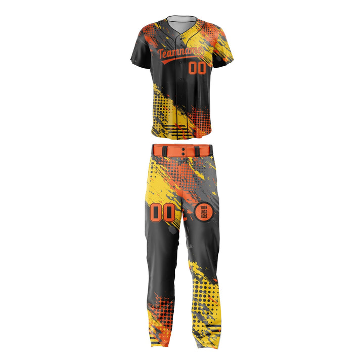 Sunset Shrapnel Custom Baseball Uniform - Summo Sports