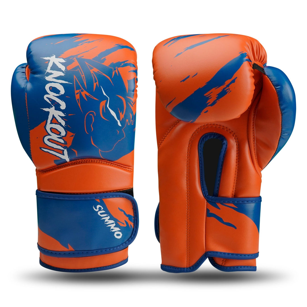 Super Saiyan Fist Leather Boxing Gloves - Summo Sports