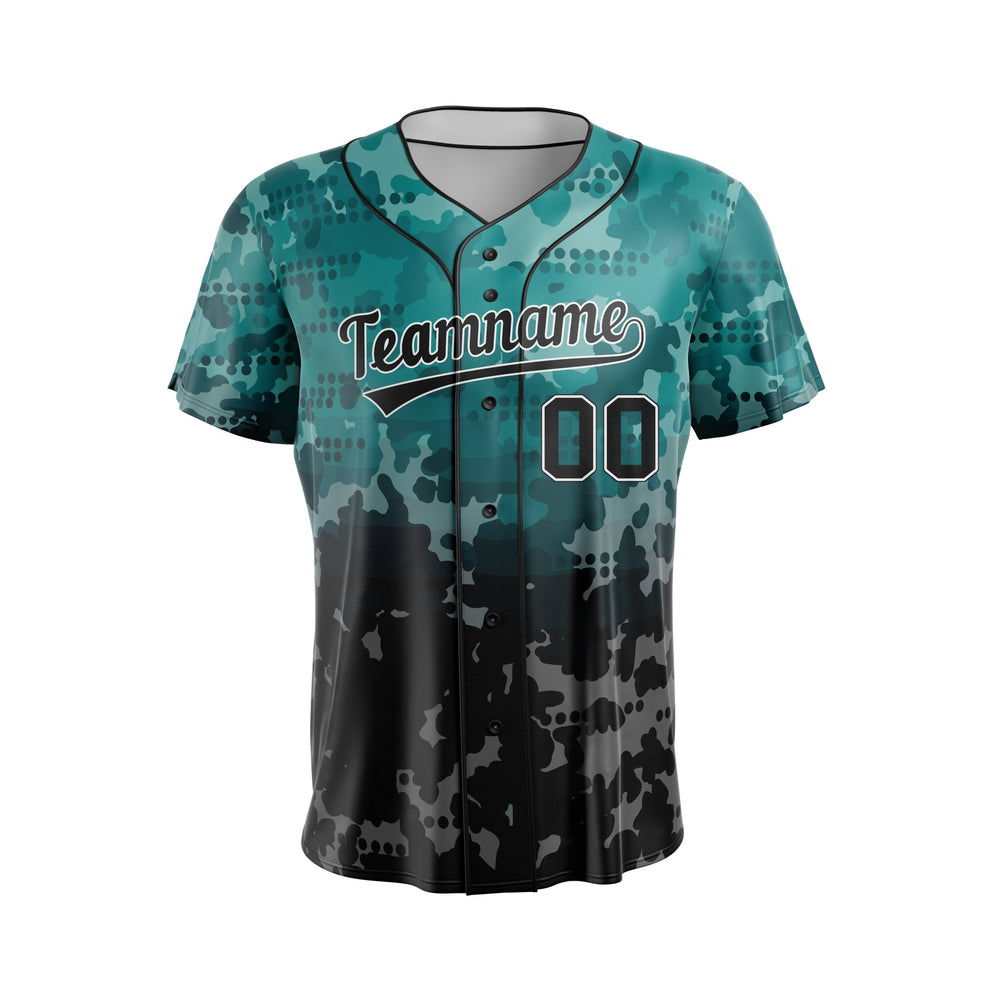 Teal Stealth Custom Baseball Uniform - Summo Sports