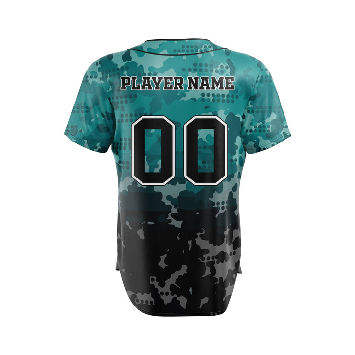 Teal Stealth Custom Baseball Uniform - Summo Sports