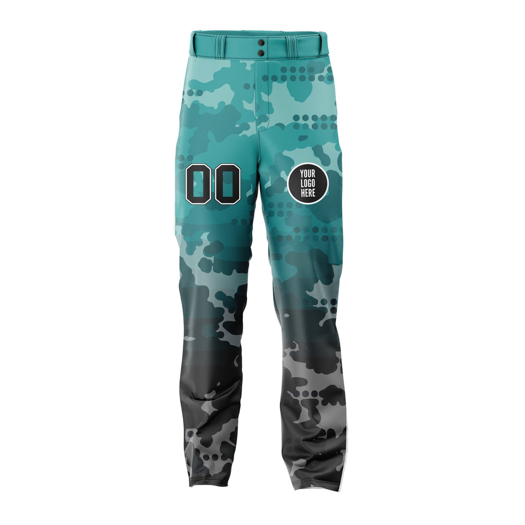 Teal Stealth Custom Baseball Uniform - Summo Sports